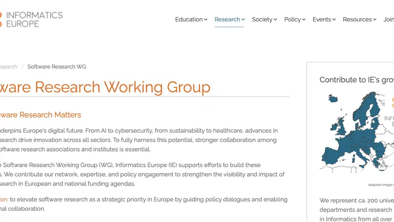 Software Research Working Group